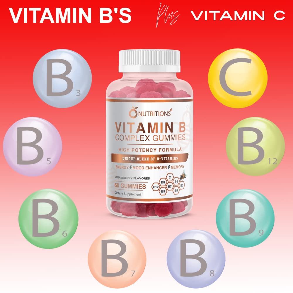 Two packs of O NUTRITIONS Vitamin B Complex Vegan Gummies