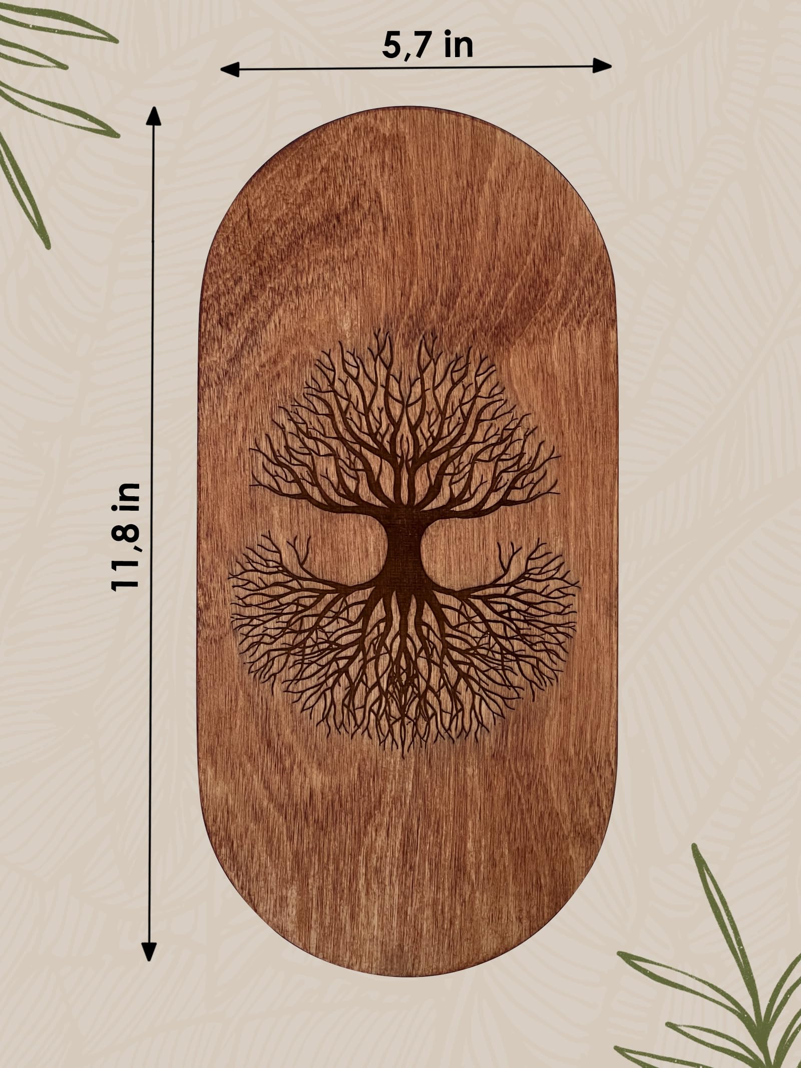 Sturdy wooden construction of the Sadhu board with nails