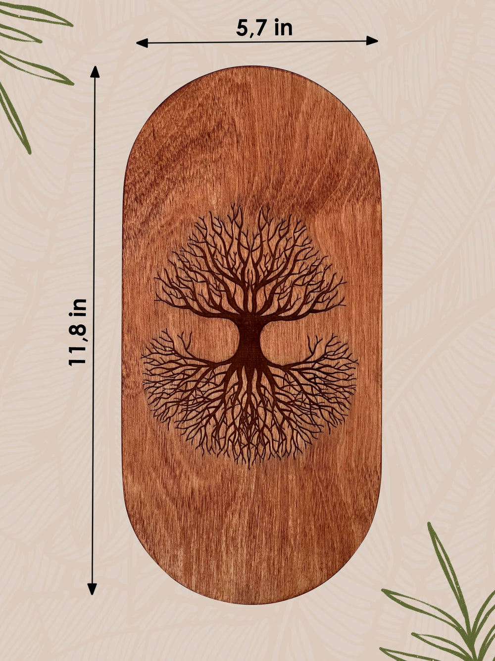 Sturdy wooden construction of the Sadhu board with nails
