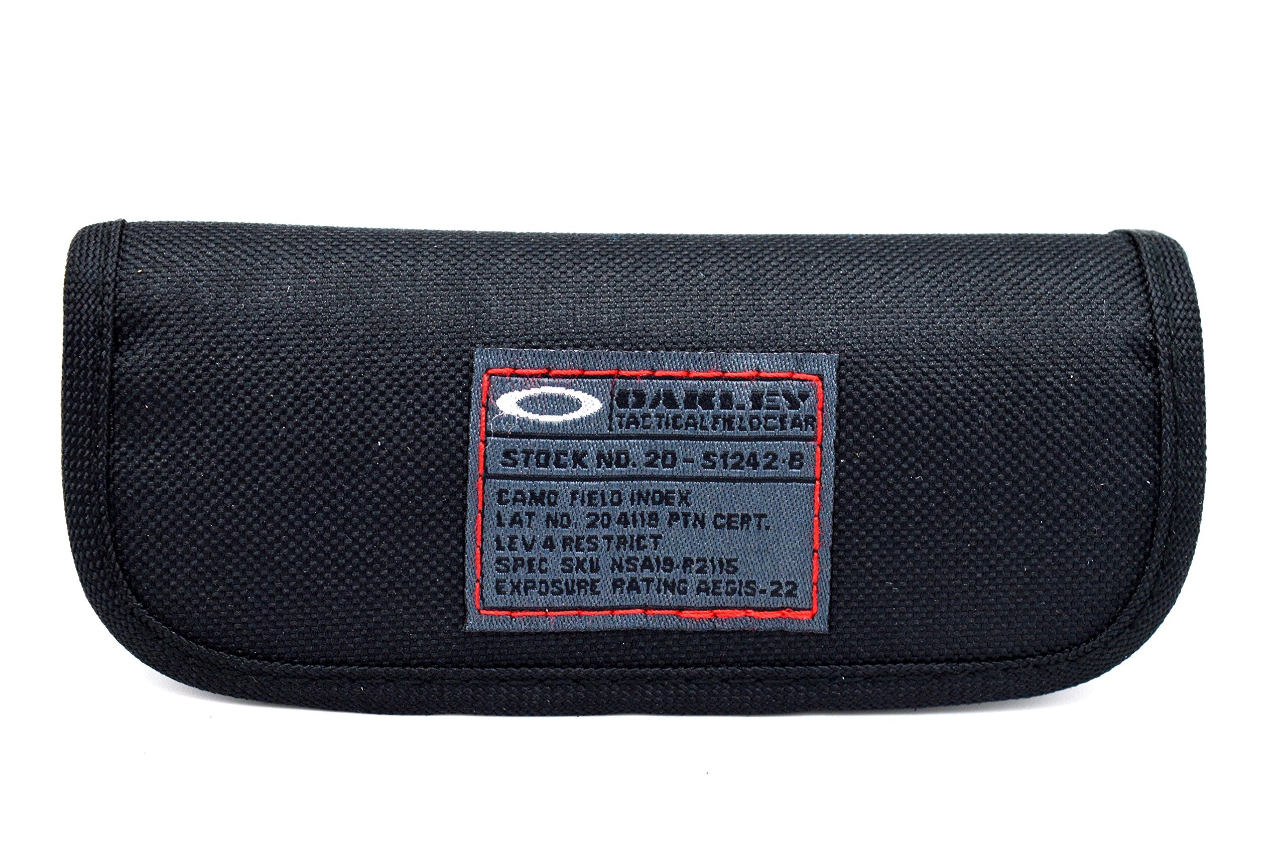 Oakley branding with cleaning kit and accessories in a compact case