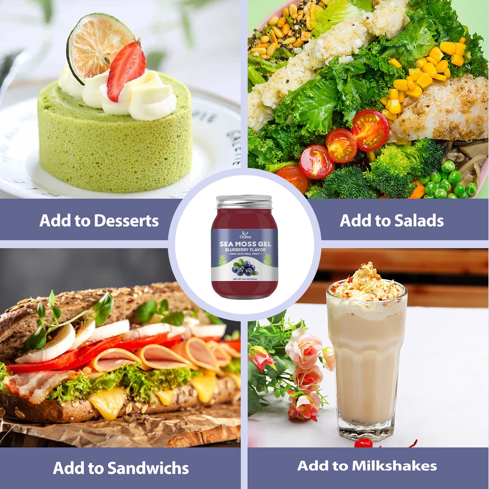 Shelf-stable packaging for OALSE Sea Moss Gel