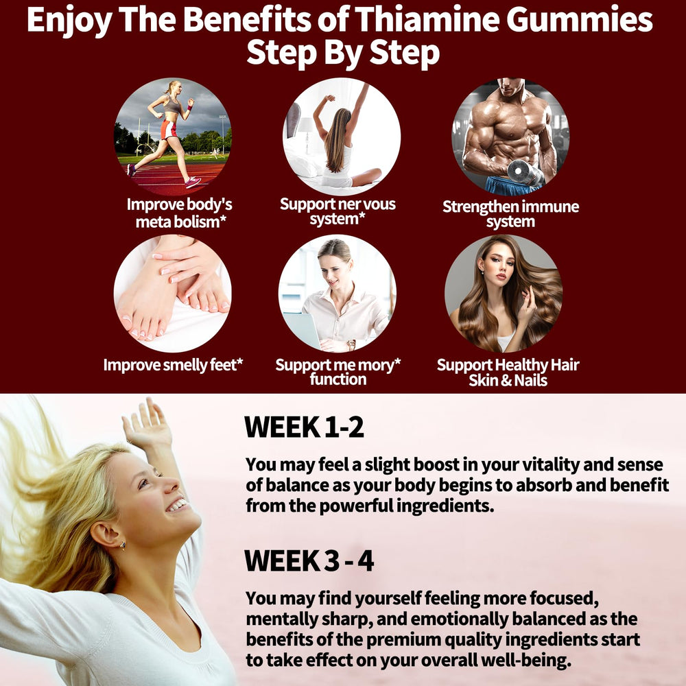 OALSE Thiamine B1 Gummies packaging box