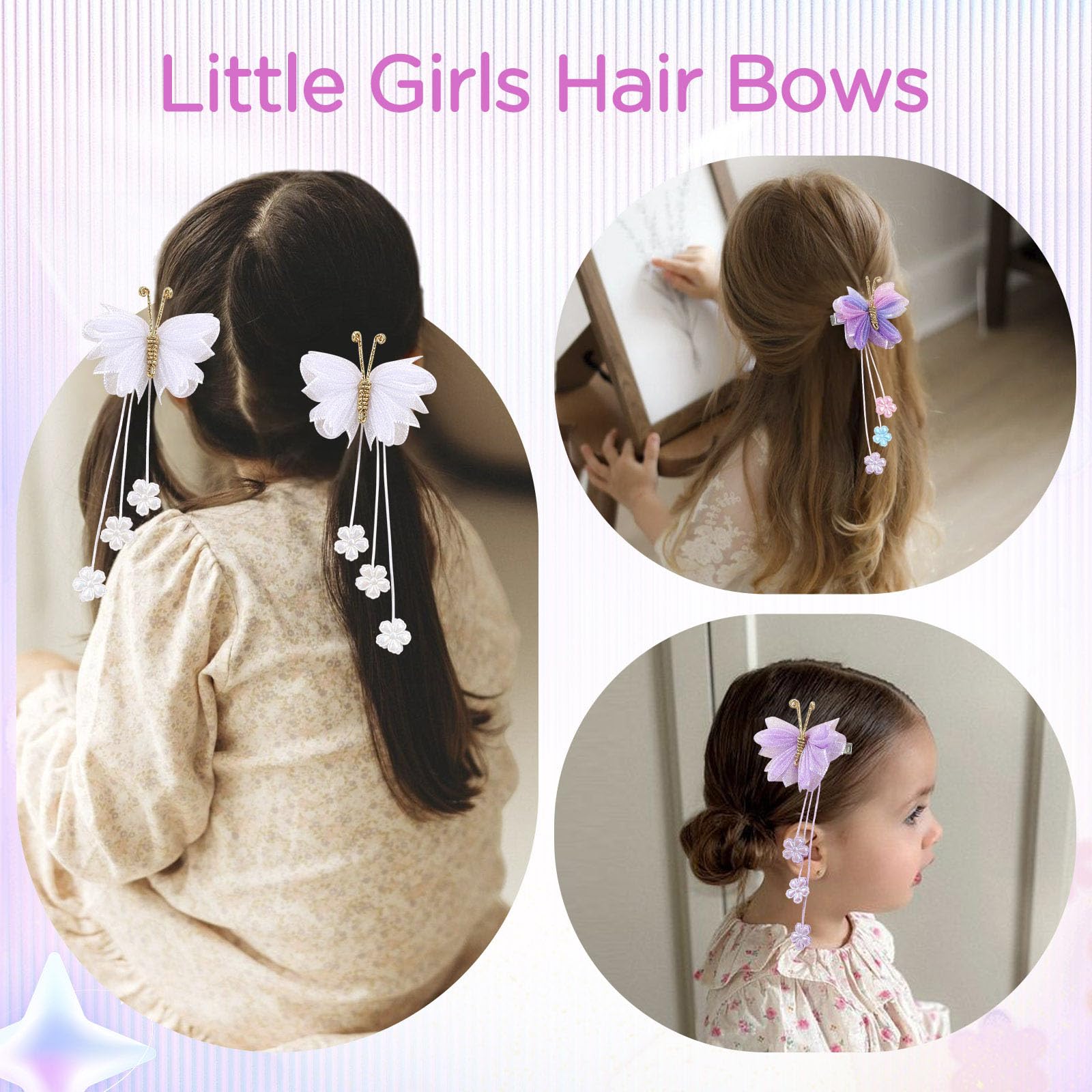OAOLEER kids back-to-school hair accessory set adds color