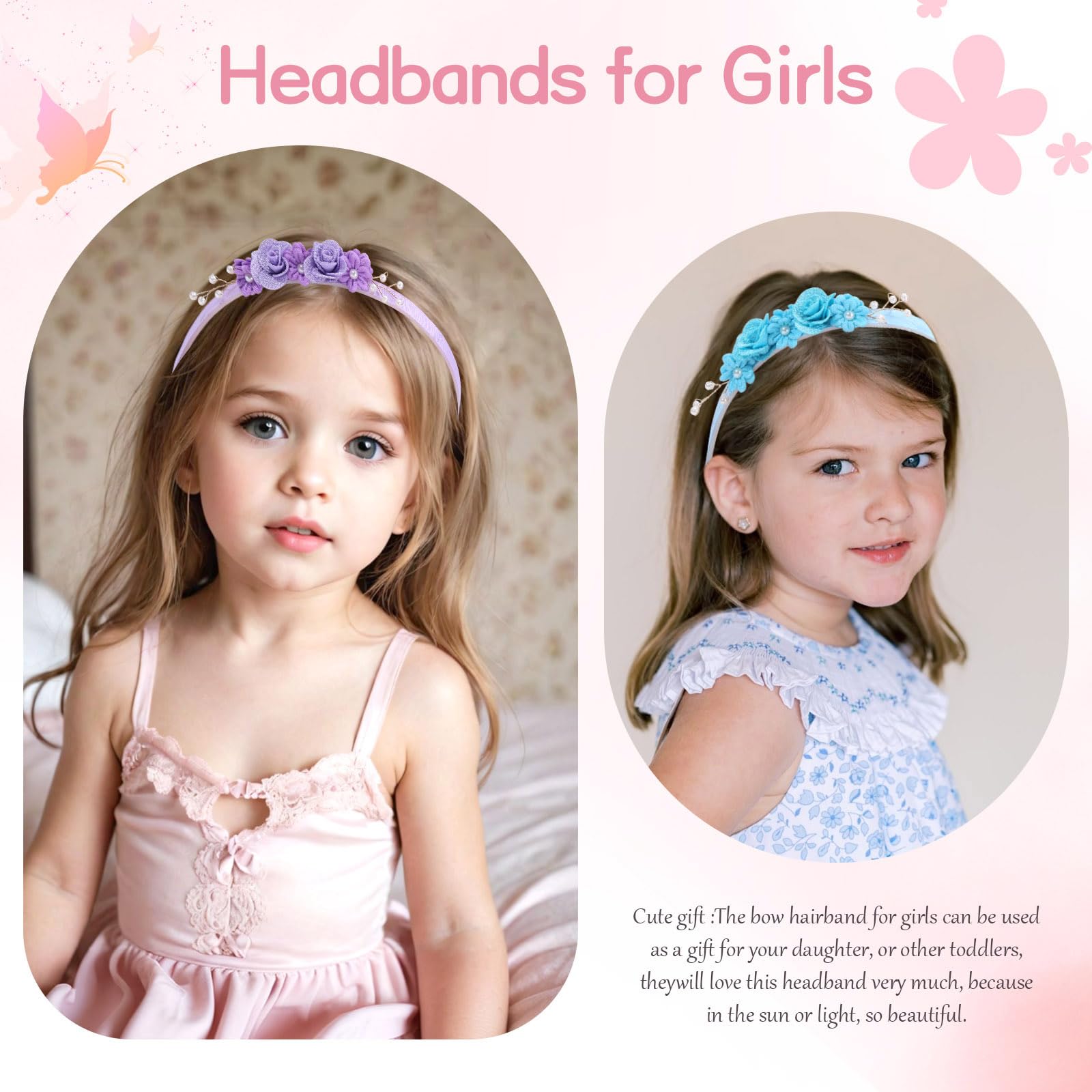 OAOLEER pearl embellished headband close up, refined detail for special occasions