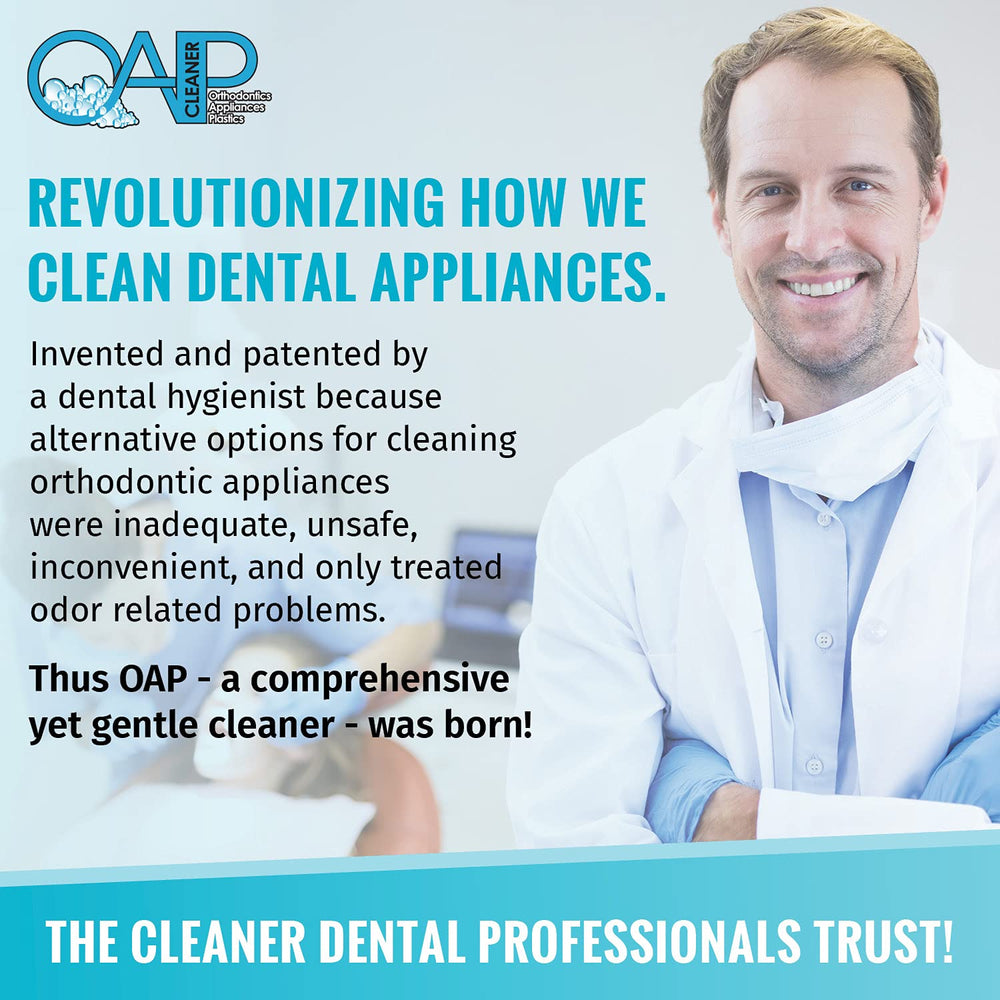 OAP Cleaner branding and product label
