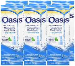 Six-pack Oasis Dry Mouth Spray display