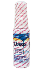 Side view of compact 1 oz spray bottle for easy portability