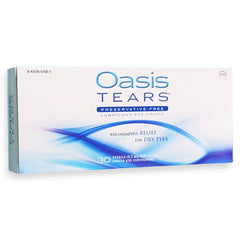 Oasis Tears eye comfort moistens the ocular surface during screen use