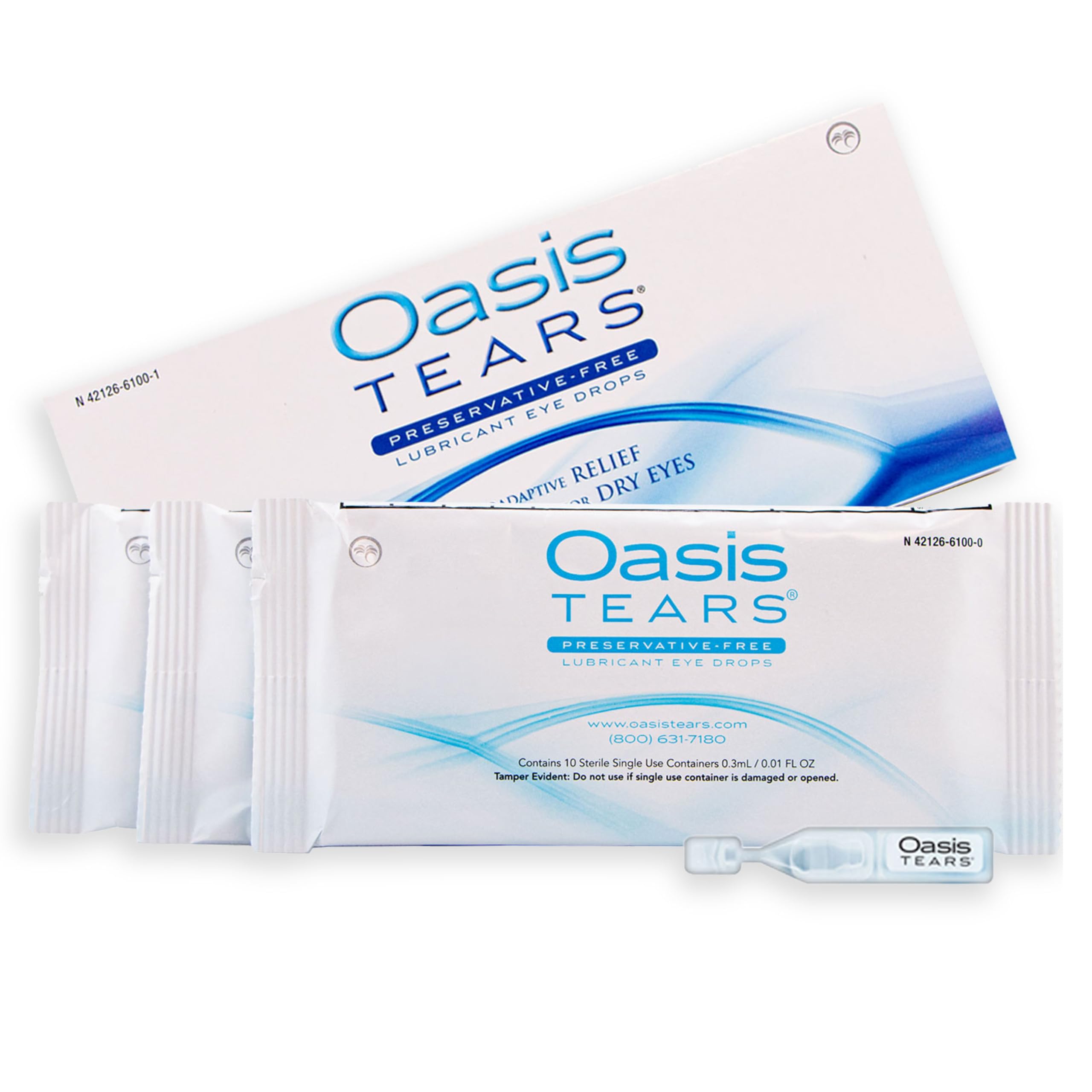 Oasis Tears travel-packaging offers hygienic on-the-go relief