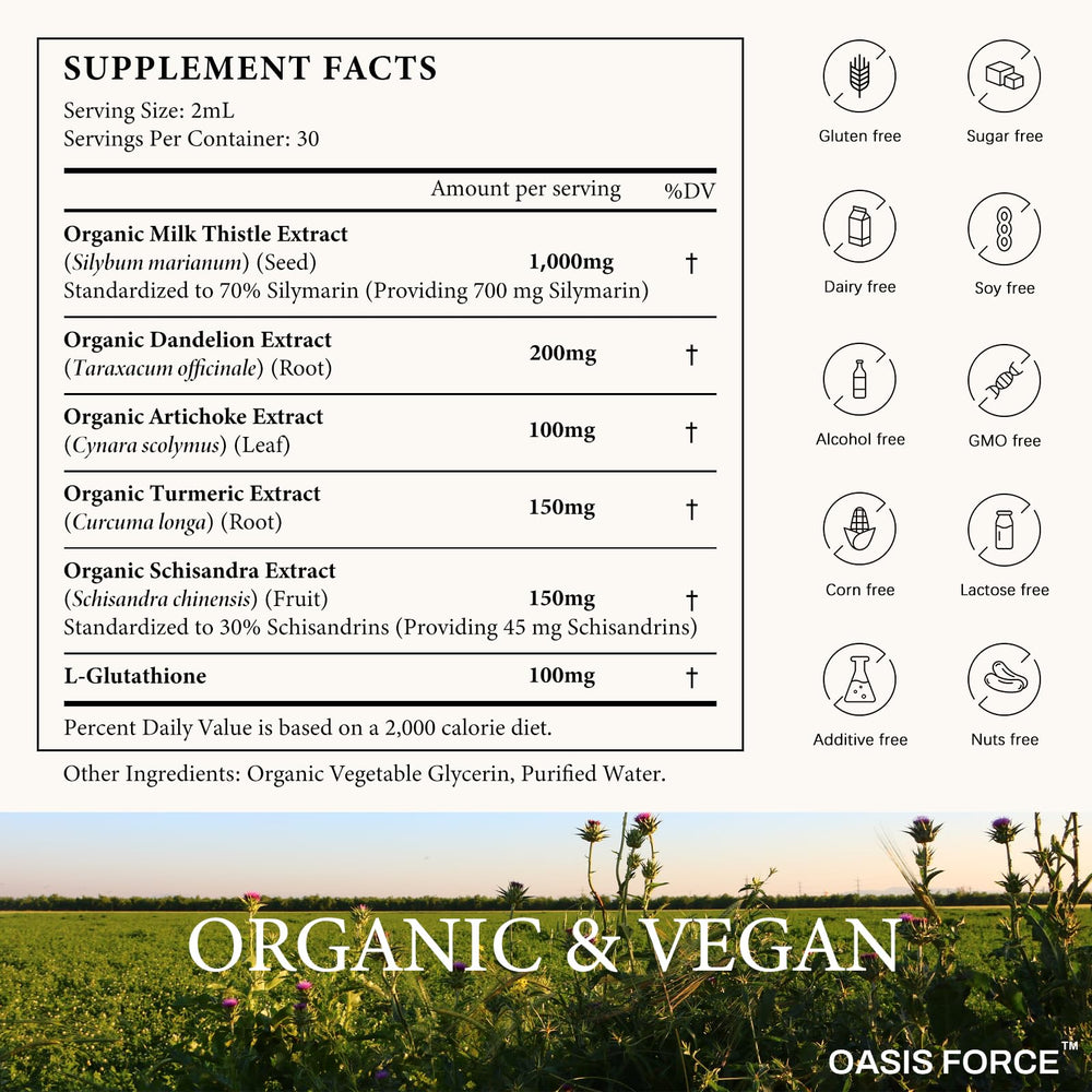 Close-up of bottle label showing 1000mg per dose