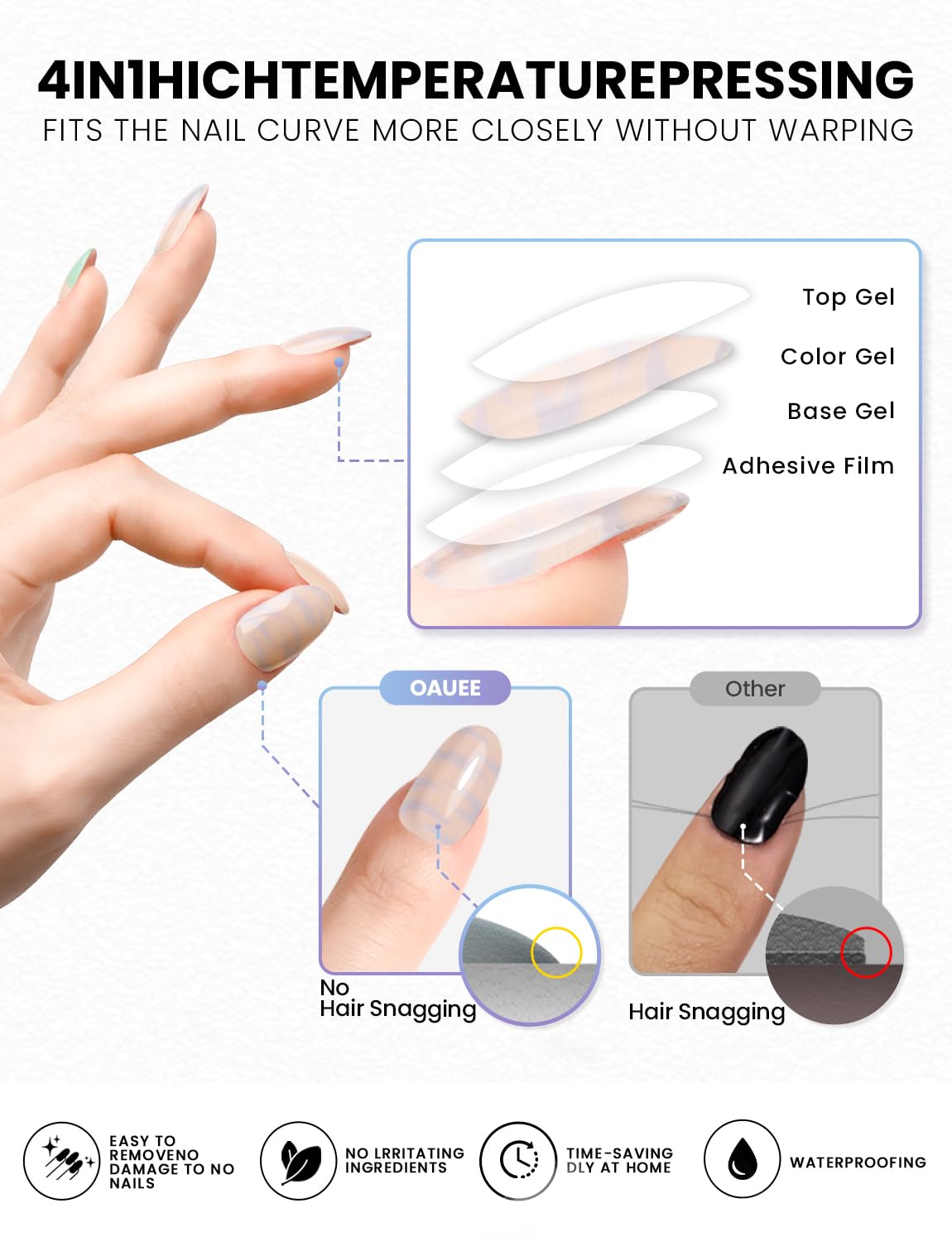 Oauee beginner-friendly trial kit for easy nail art exploration.