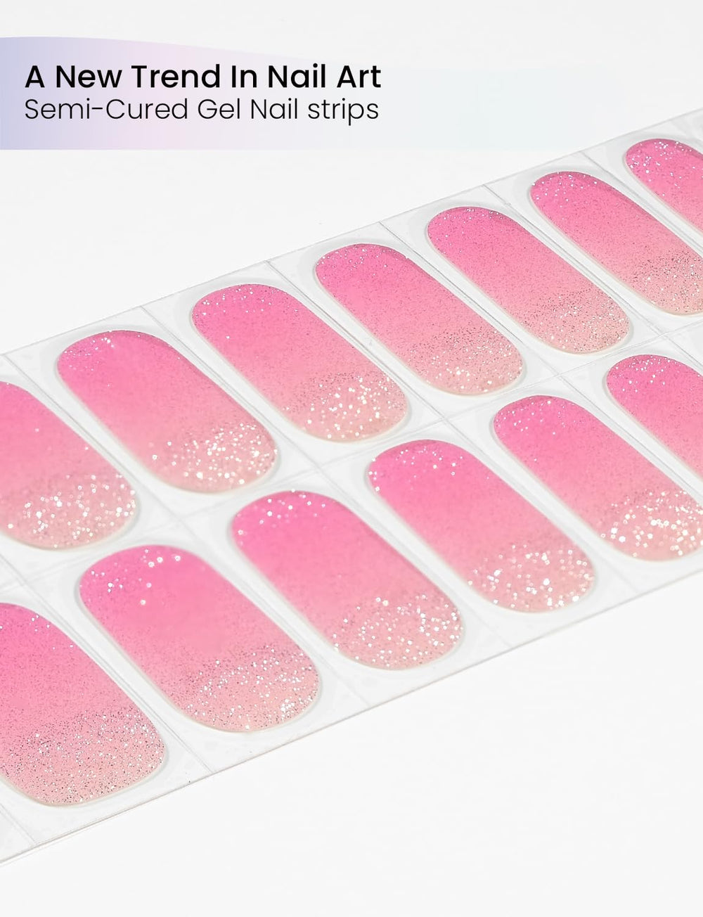 Oauee Orchid Spark built-in gel top coat provides durable shine.