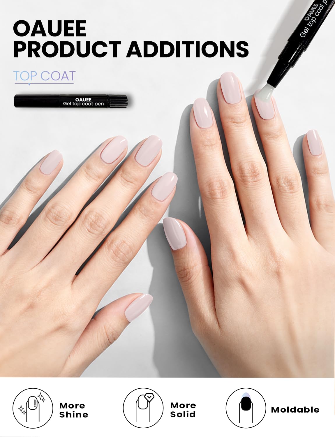 OAUEE packaging shows the complete nail sticker set.