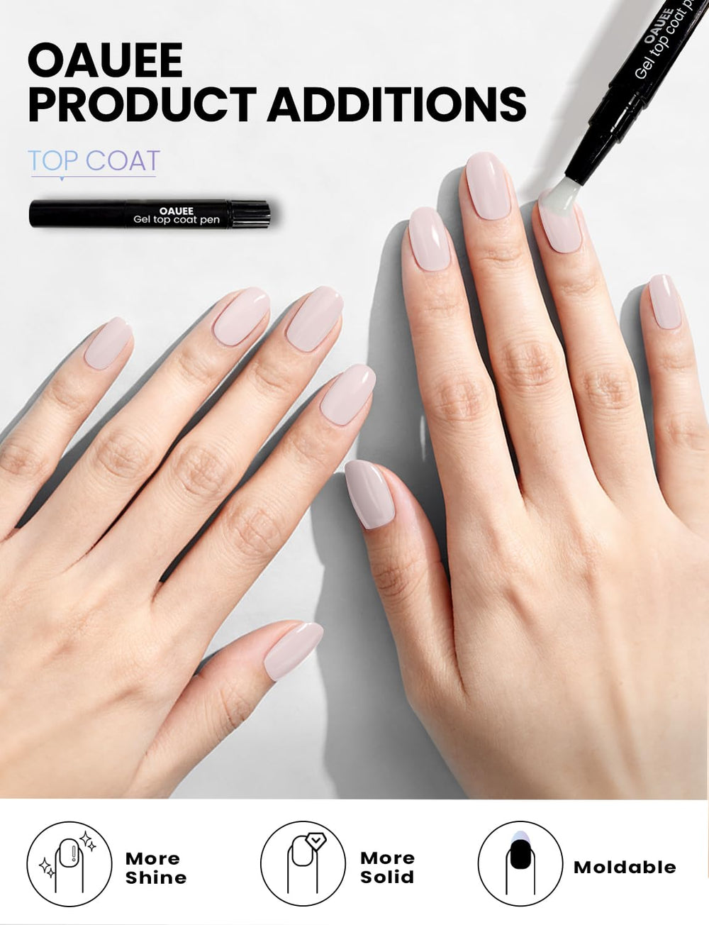 OAUEE packaging shows the complete nail sticker set.