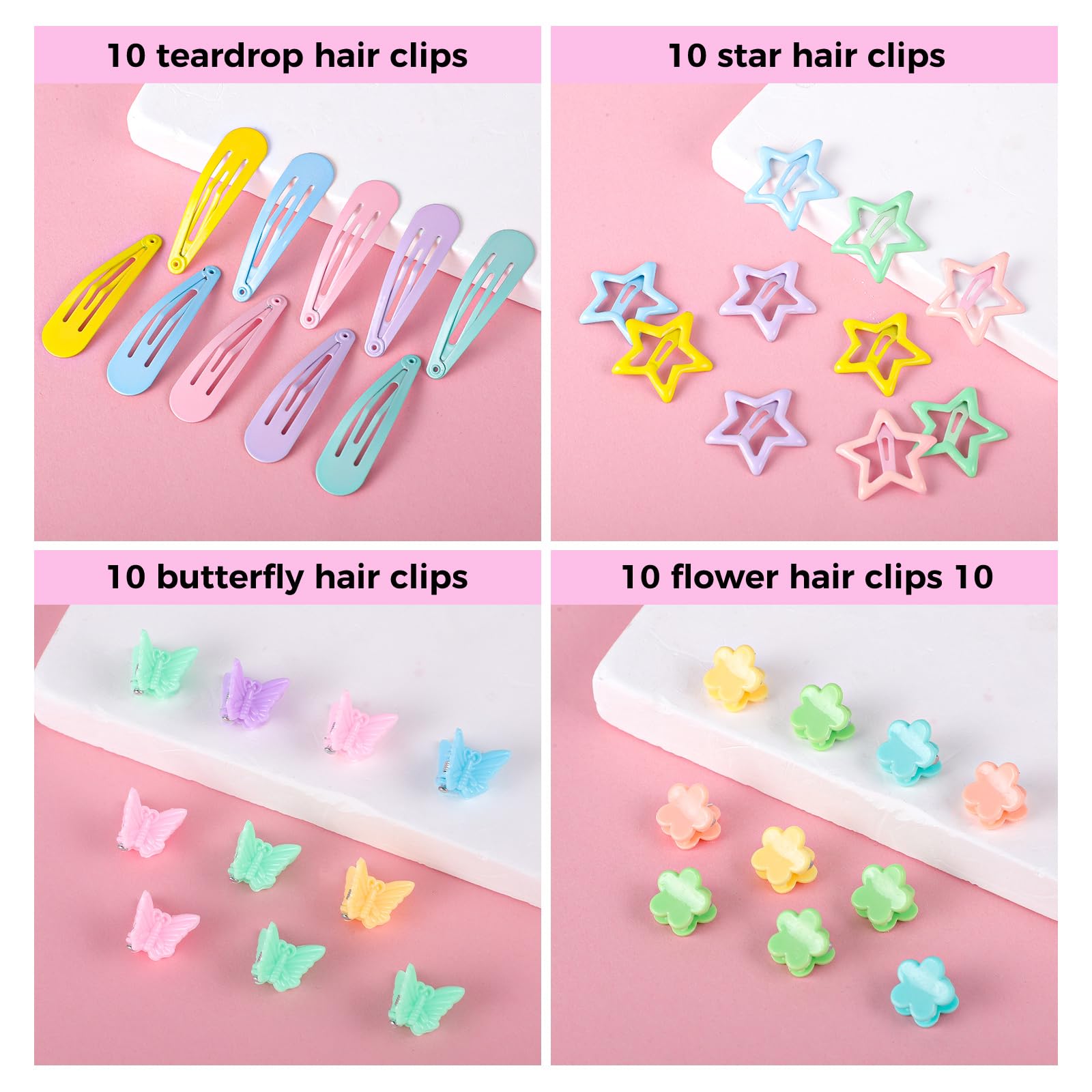 obeoby star clip adds sparkle while keeping hair in place