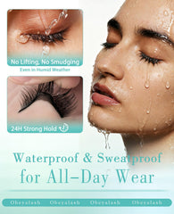 Obeyalash easy-to-use adhesive-strip lashes with replaceable strips