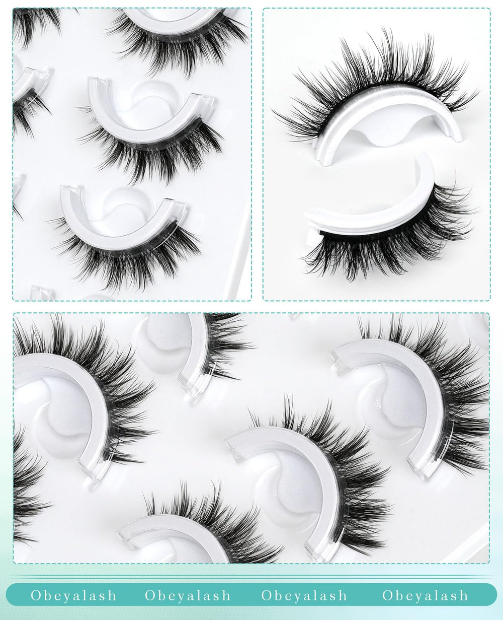 Obeyalash waterproof lashes maintain look during activities and workouts.
