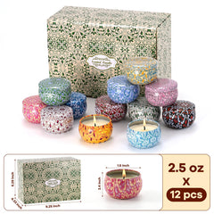 Reusable tin packaging and storage idea from Obisesio candle set