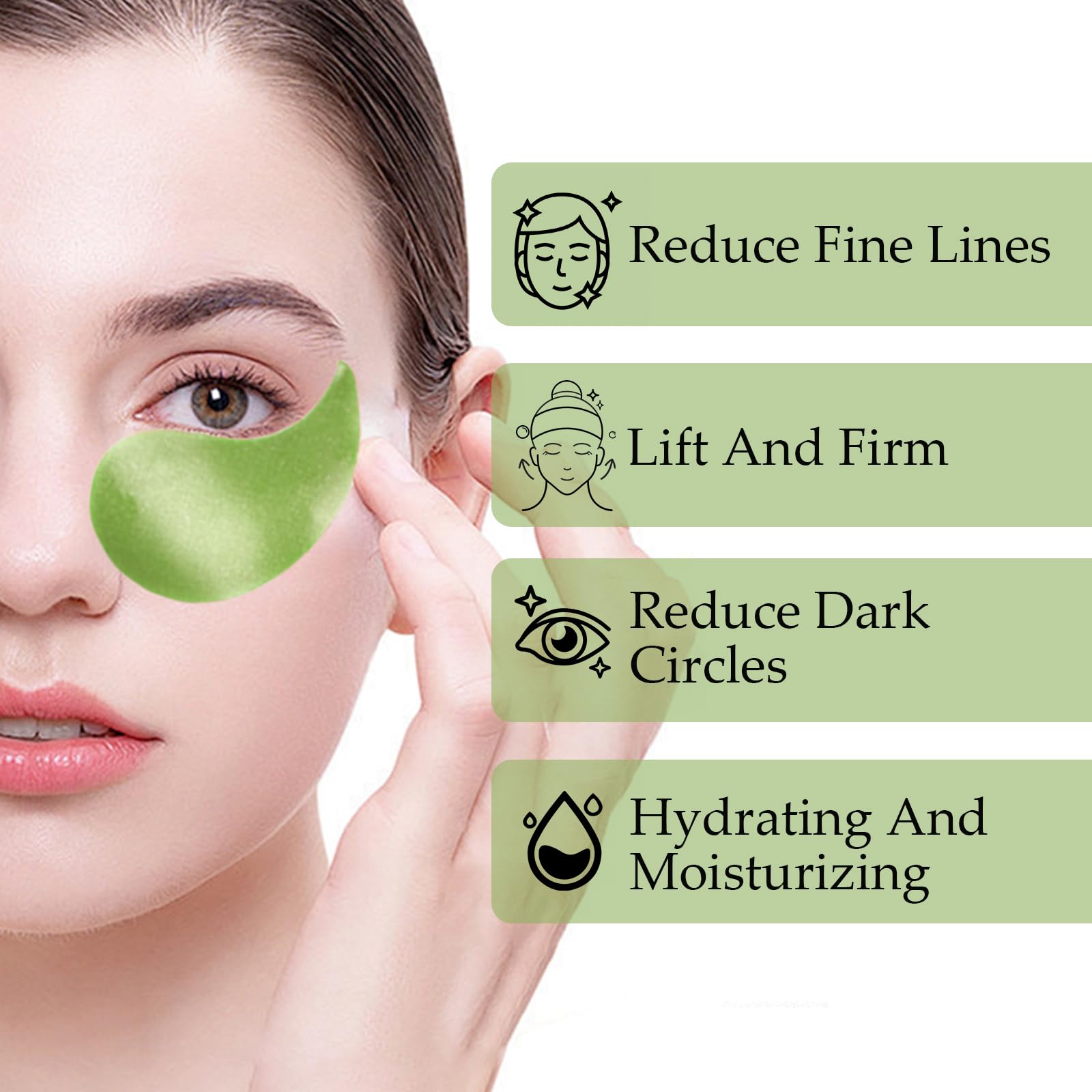OBRADOYA Zozu Avocado Eye Mask hydrogel formula cooling effect