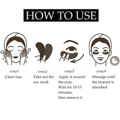 OBRADOYA Zozu Avocado Eye Mask makeup-ready after use