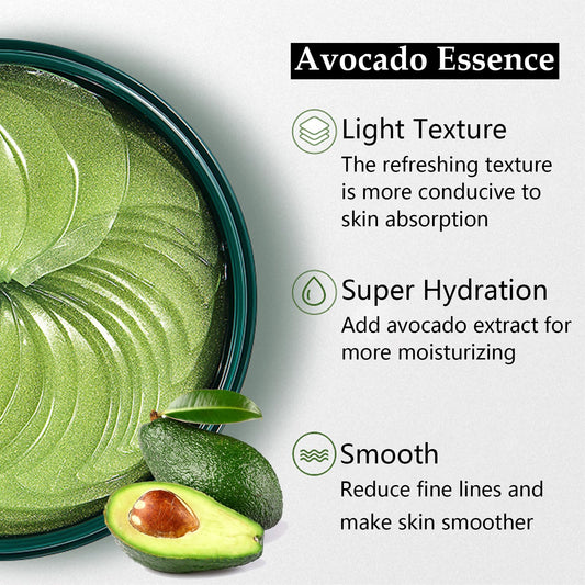 OBRADOYA Zozu Avocado Eye Mask under-eye patches delivering hydration