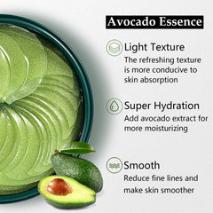 OBRADOYA Zozu Avocado Eye Mask under-eye patches delivering hydration