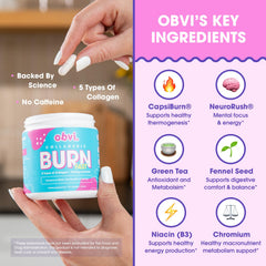 Obvi Burn Fast packaging and label