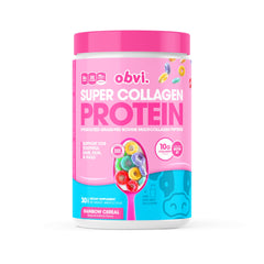 Obvi Super Collagen Protein Rainbow Cereal flavor - collagen peptide powder