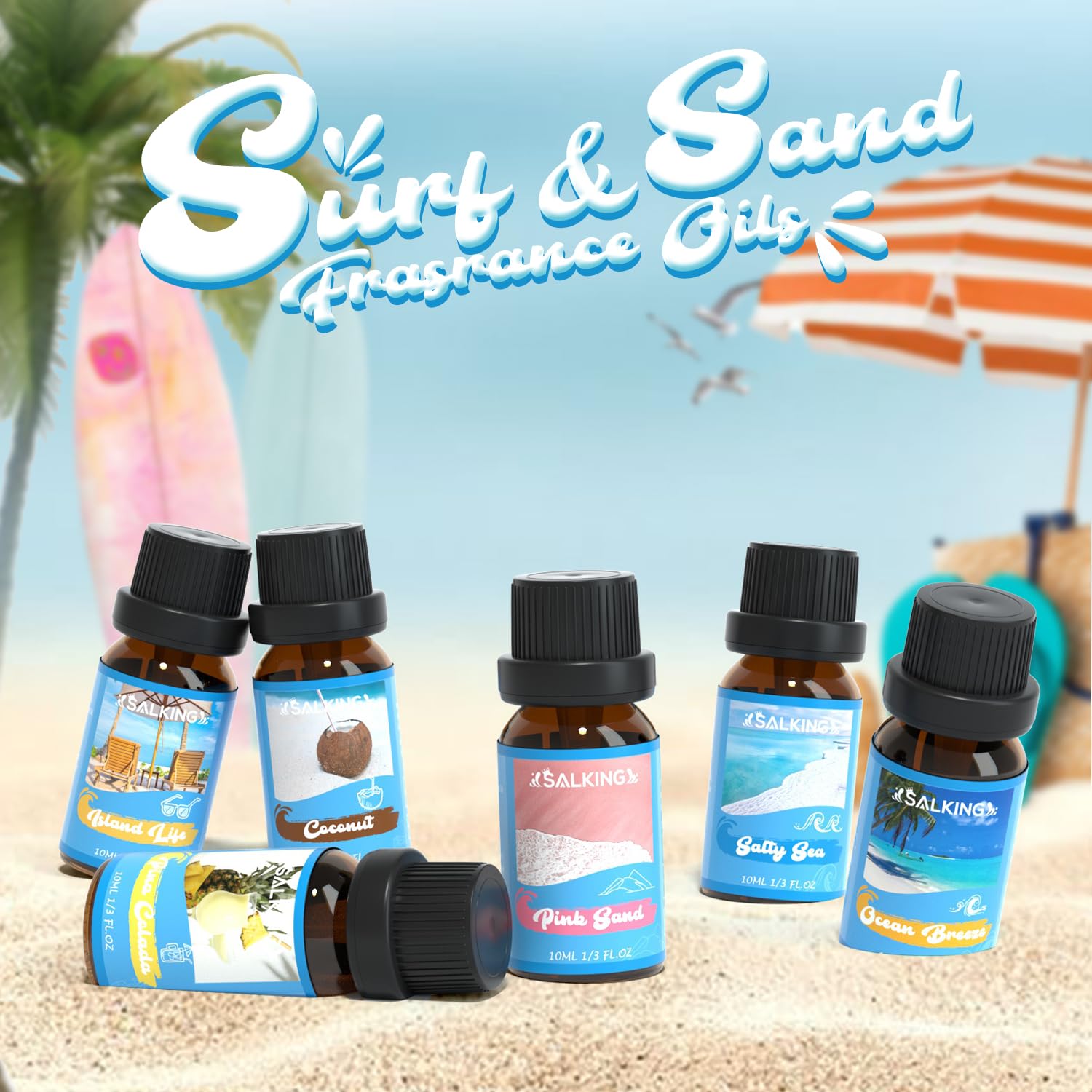 Ocean Breeze fragrance oil for diffuser – SALKING Surf & Sand