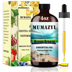 Ocean Breeze Essential Oil 4oz amber glass bottle
