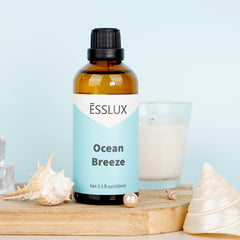 Packaging and storage of Ocean Breeze Fragrance Oil in amber bottle