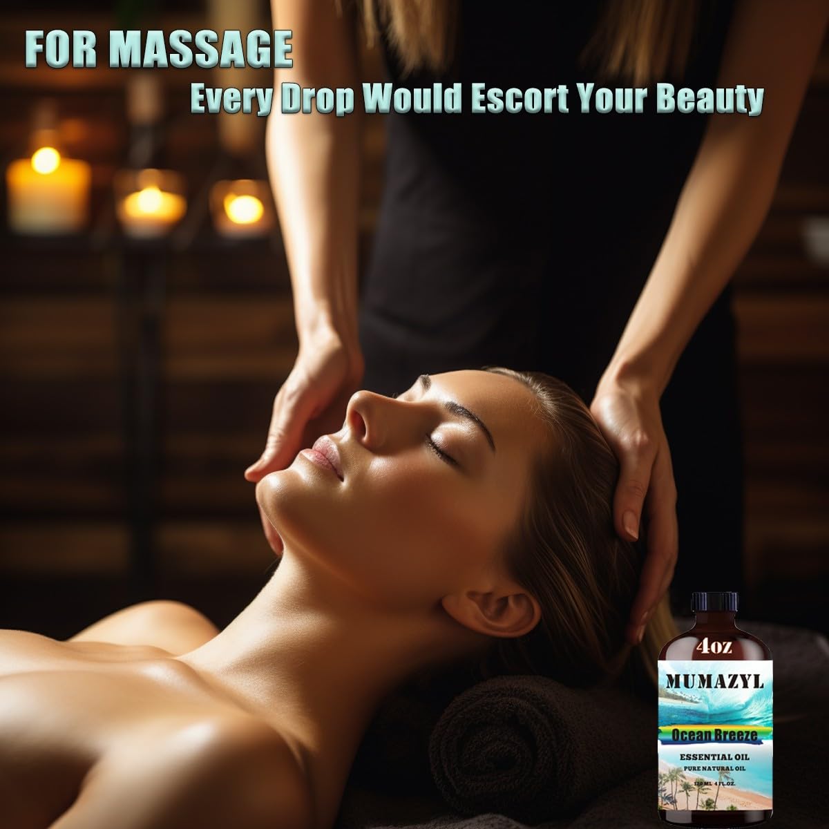 Ocean Breeze essential oil in a gift box