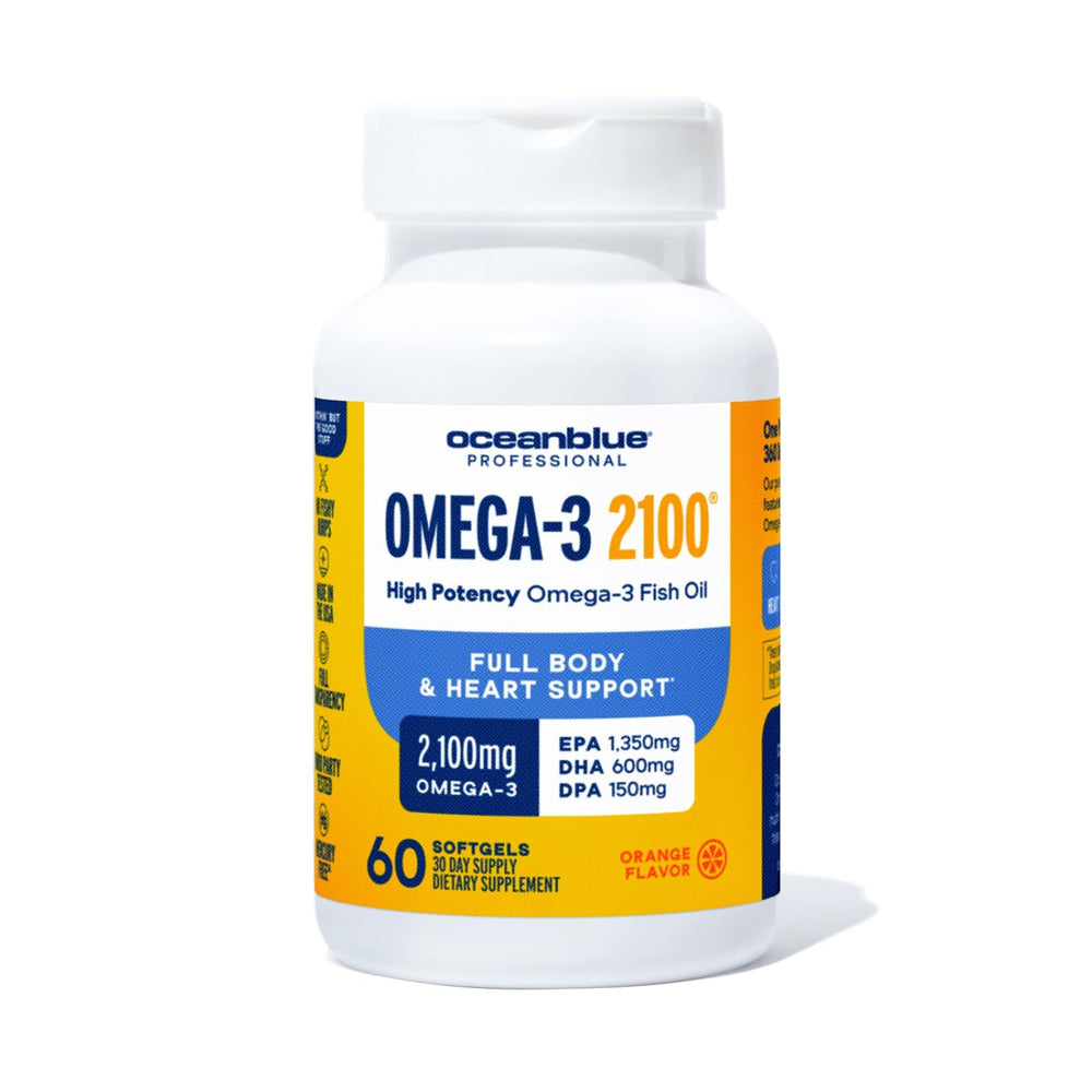 Oceanblue Omega-3 2100-60 count bottle front