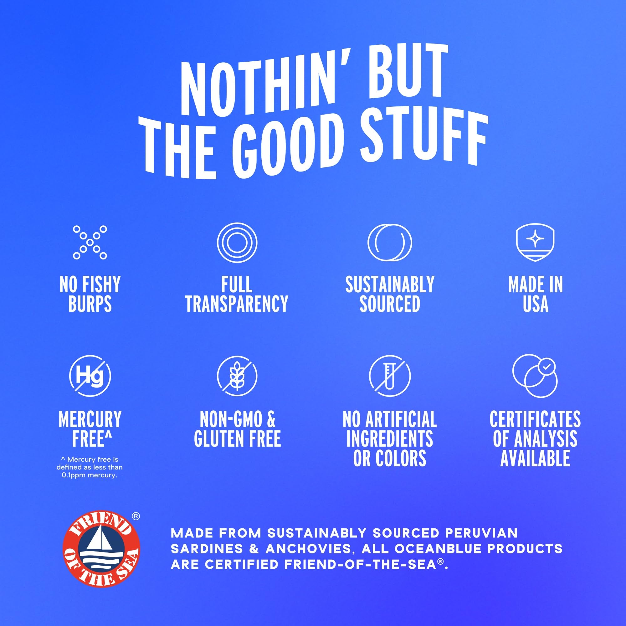 Sustainability certification on packaging