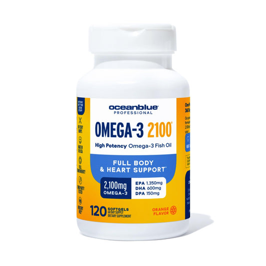 Oceanblue Omega-3 2100 high potency product hero image