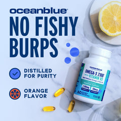 Oceanblue Burpless formulation emphasizes no fishy aftertaste