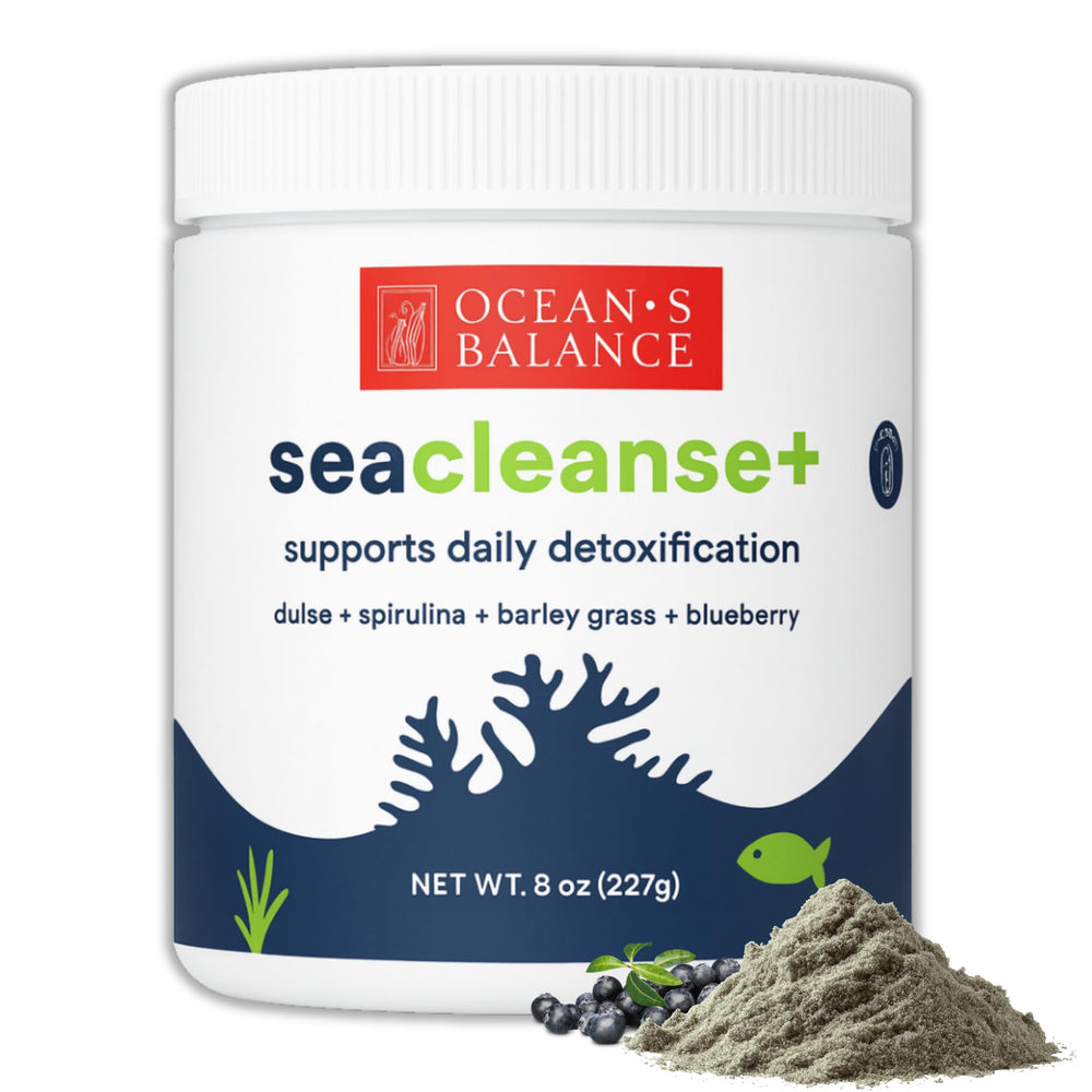 Ocean's Balance Seacleanse+ 8oz detox powder jar
