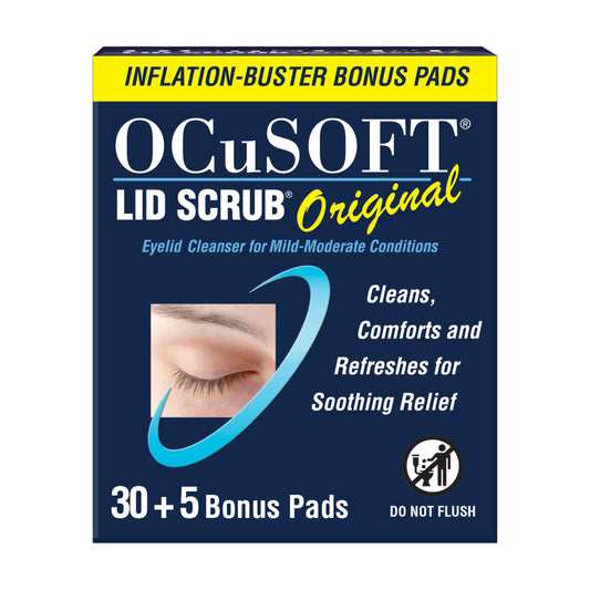 OCuSOFT Lid Scrub Original bottle with packaging