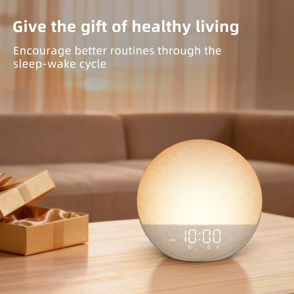 Odokee Sunrise Alarm Clock physical controls provide easy setup without an app.