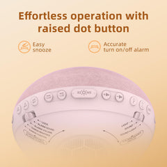 Odokee bedside setup illustrating easy physical controls with no app needed.