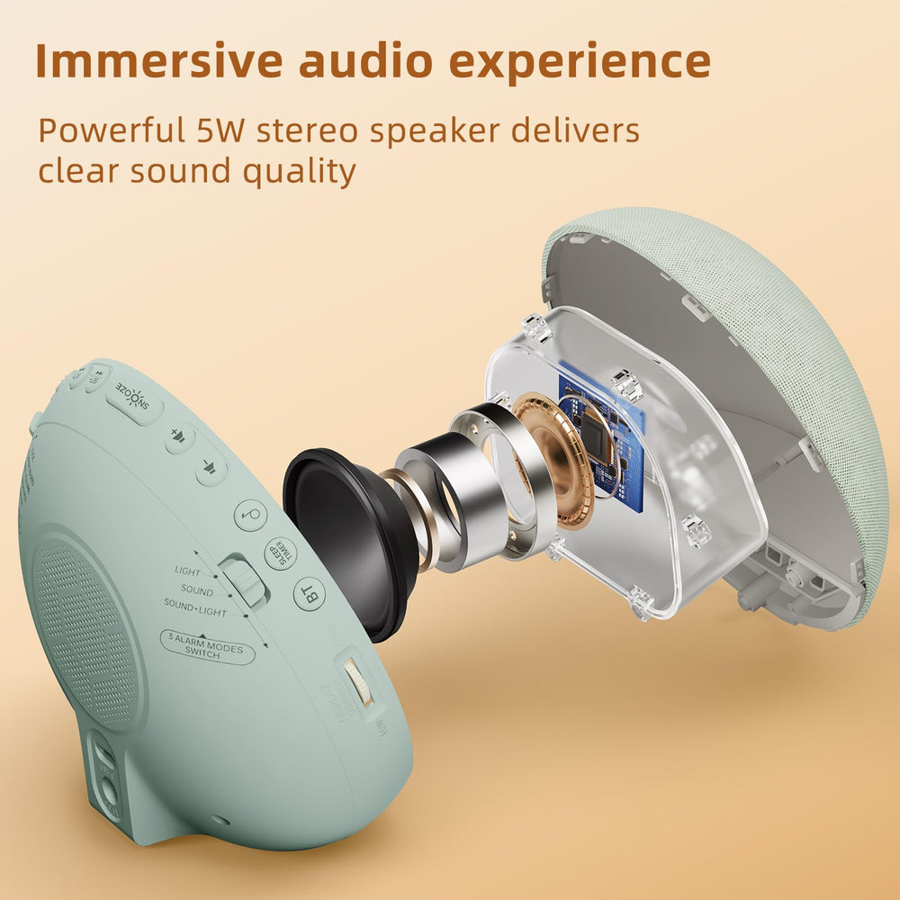 Odokee Sunrise Alarm Clock dimmer display offers customizable brightness for any room