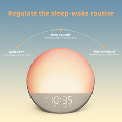 Odokee Sunrise Alarm Clock night-light with 12 colors for reading