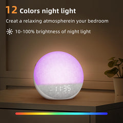 Odokee Sunrise Alarm Clock physical controls for easy bedside use