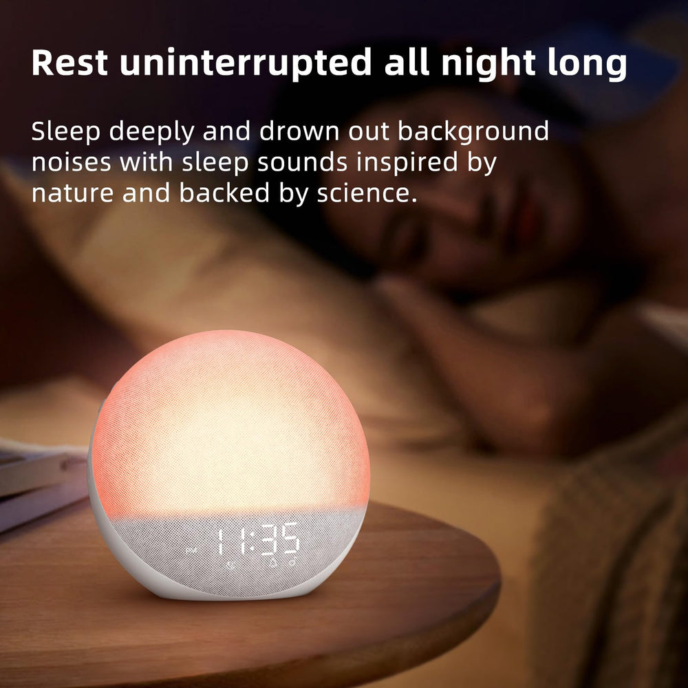 Odokee Sunrise Alarm Clock sleep sounds with 25 options for soothing sleep