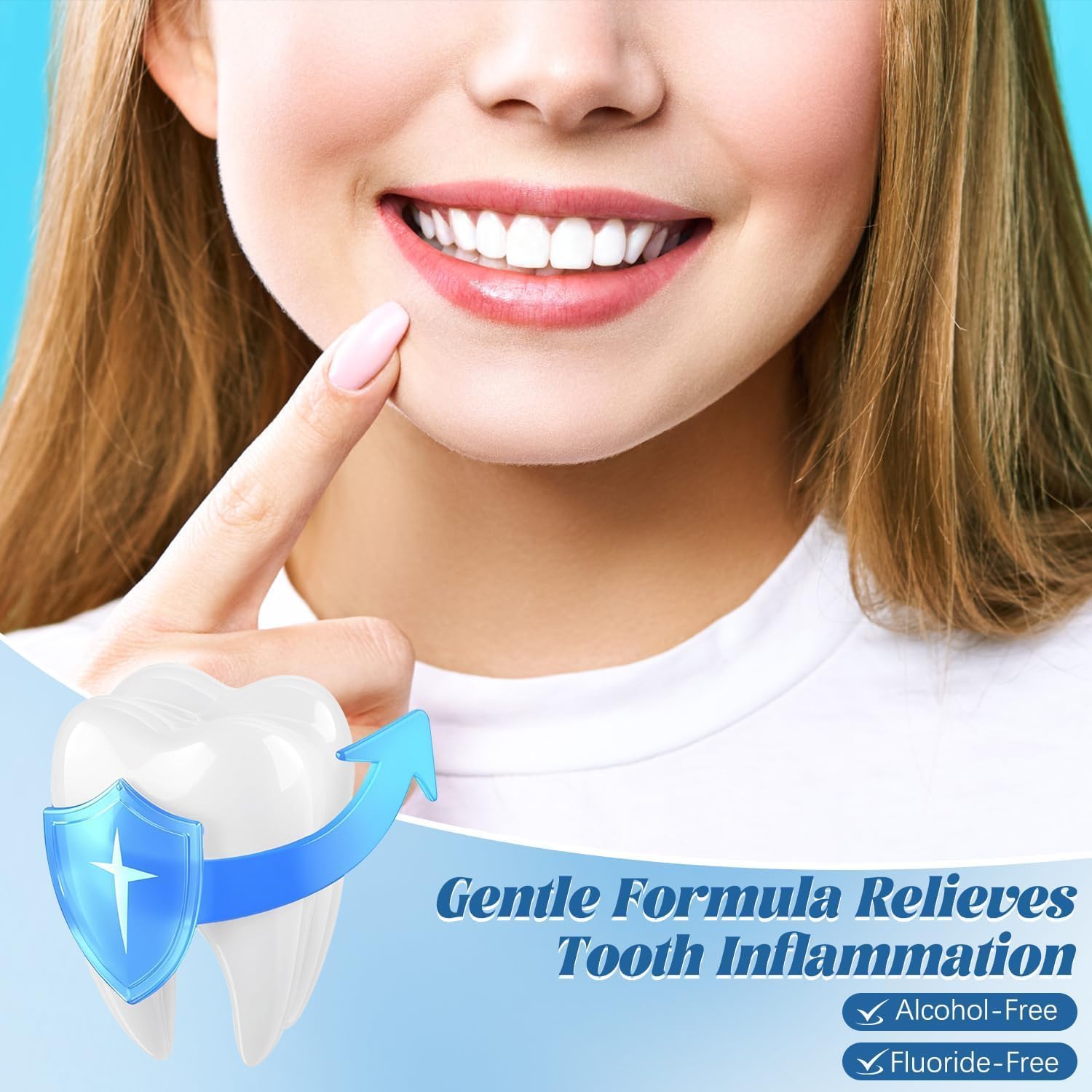 Teeth enamel strengthening and protection