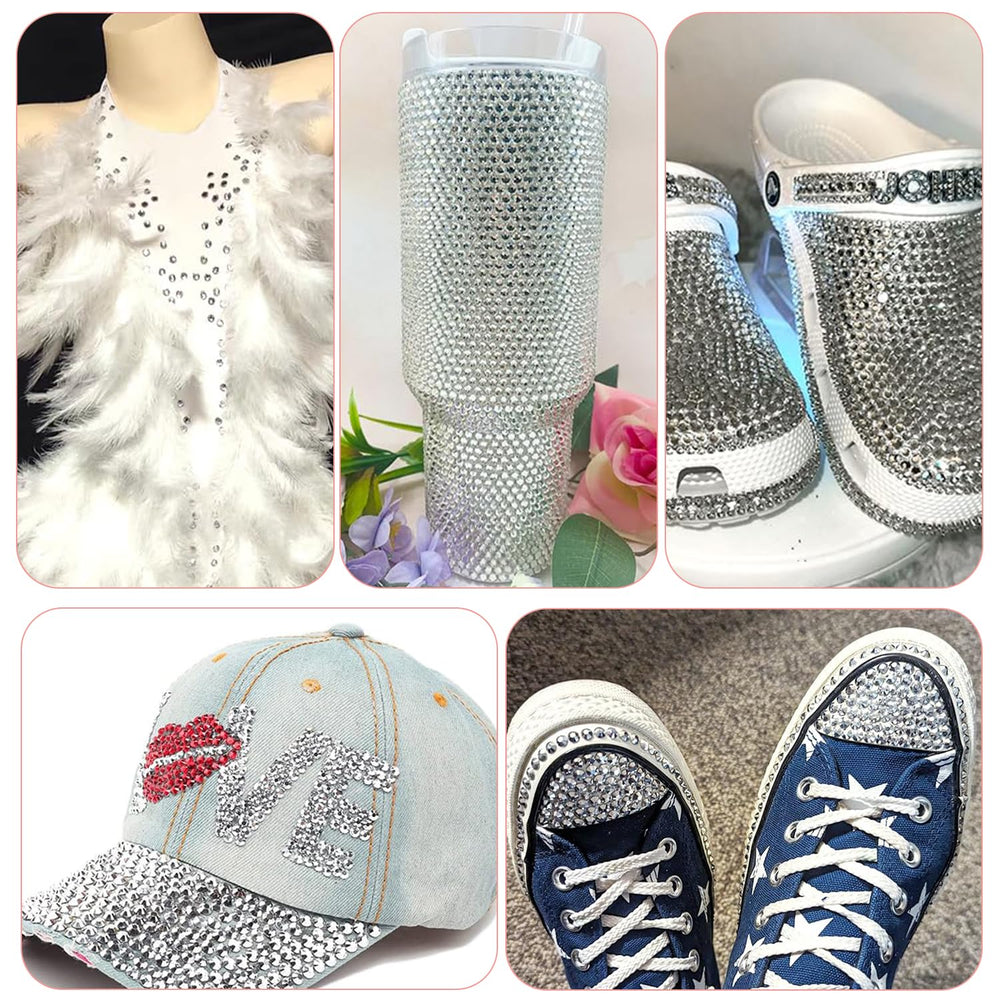OEMOO rhinestones for nail art with crystal shine