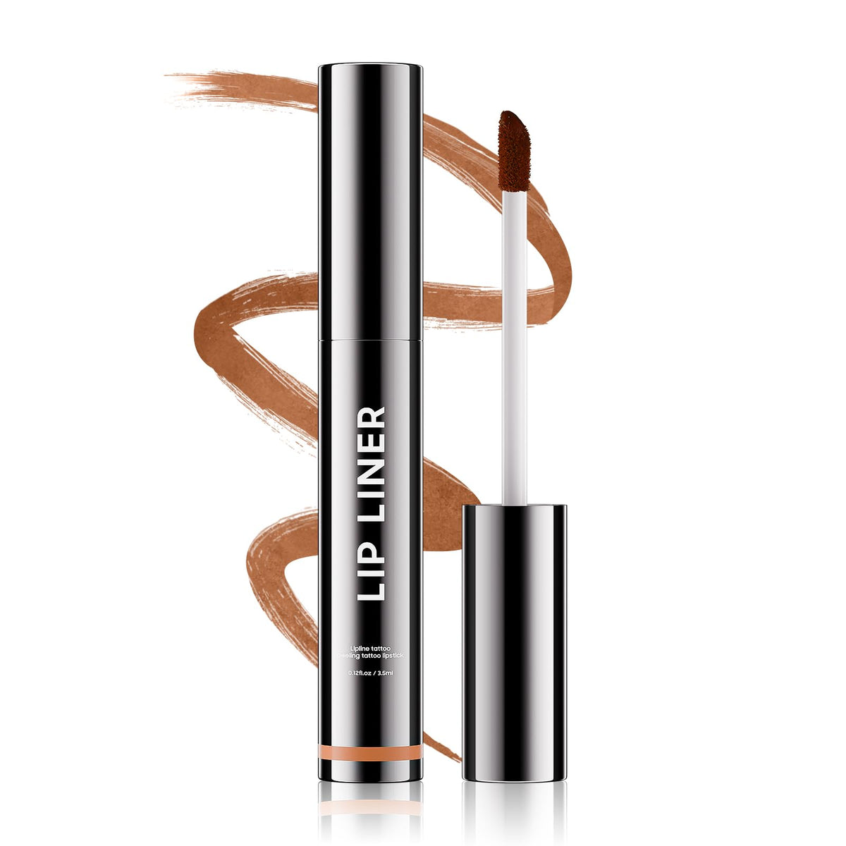 OETUIOW lip-stain peel-off application showing precise line definition and rich color