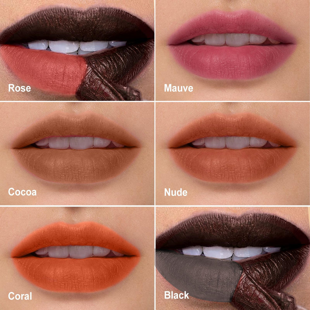 OETUIOW lip stain remains waterproof for long-lasting color with minimal transfer.