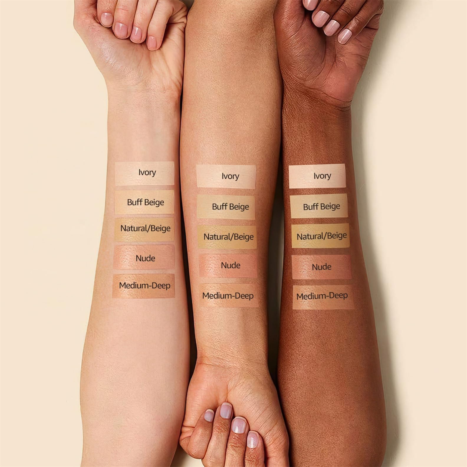OETUIOW CC Cream sponge detail showing water-activated softness for smoother makeup.