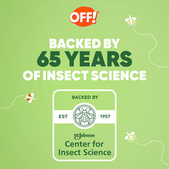 OFF! Deep Woods easy-application aerosol for quick reapplication on the go.